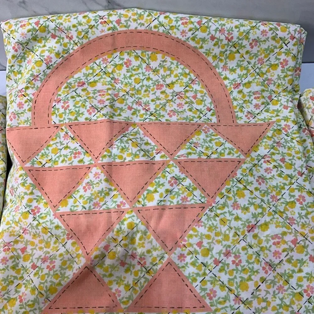 VINTAGE WAMSUTTA Queen Flat Sheet And Pillow Cases