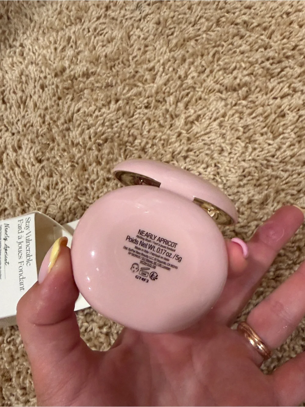 Rare Beauty shade nearly