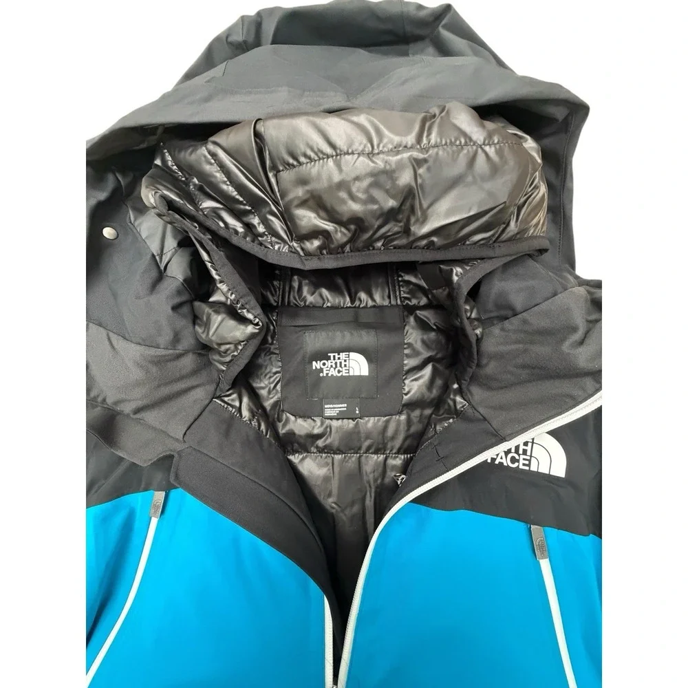 THE NORTH‎ FACE Zarre Waterproof Insulated Ski Jacket Black Blue Men's Size L