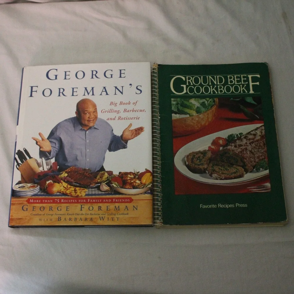 George Foreman Grilling Cookbook‎ Bundle Ground Beef Recipes Barbecue