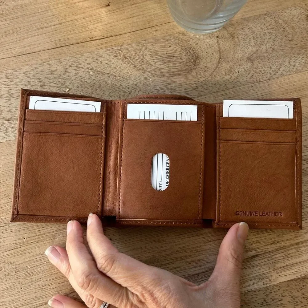 New Florida Gators brown leather men's wallet
