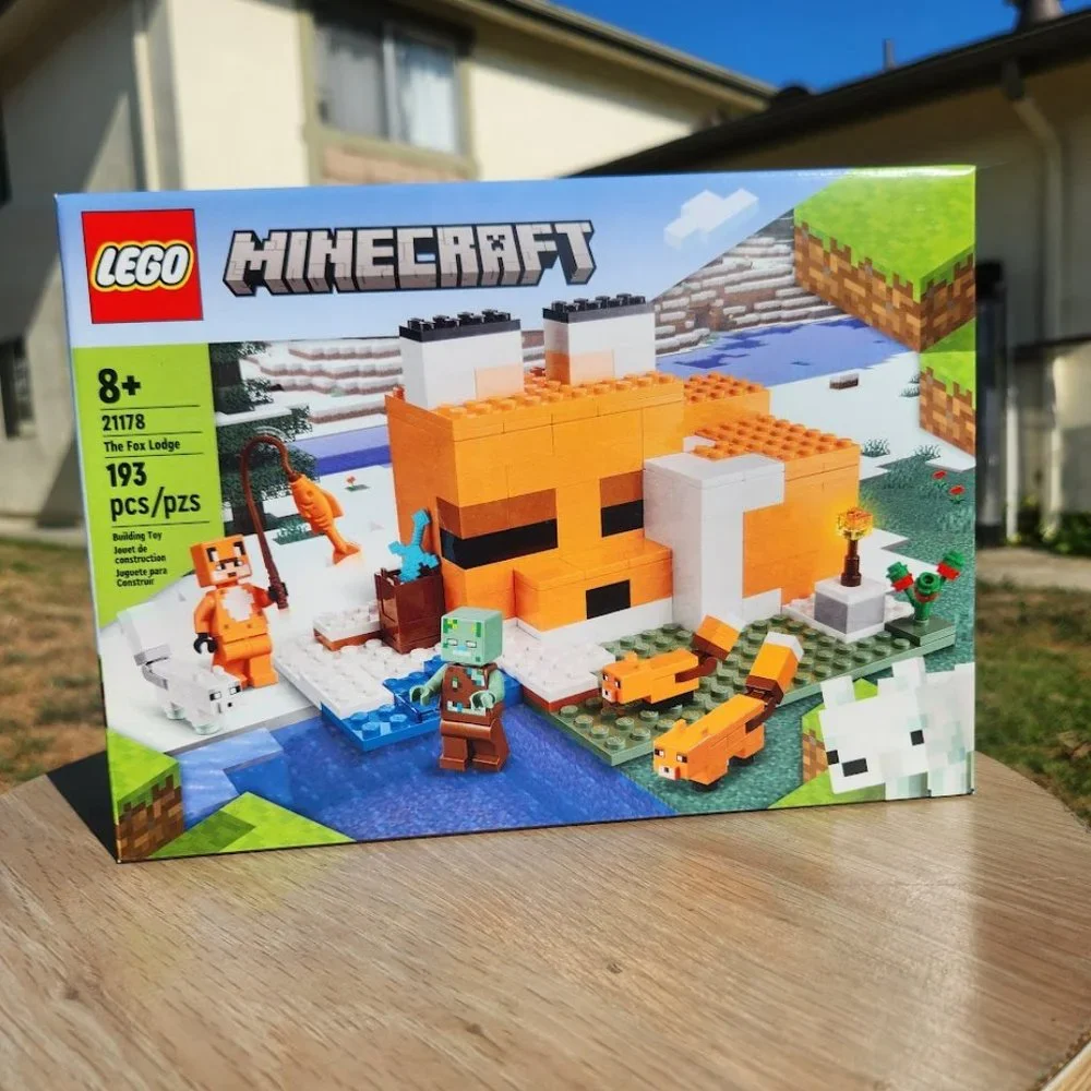 NEW LEGO MINECRAFT Fox Lodge House 21178 Drowned Zombie EASTER BASKET GIFT