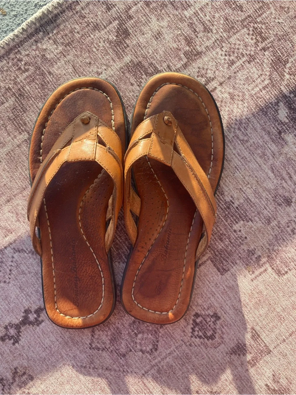 Tommy Bahama genuine leather