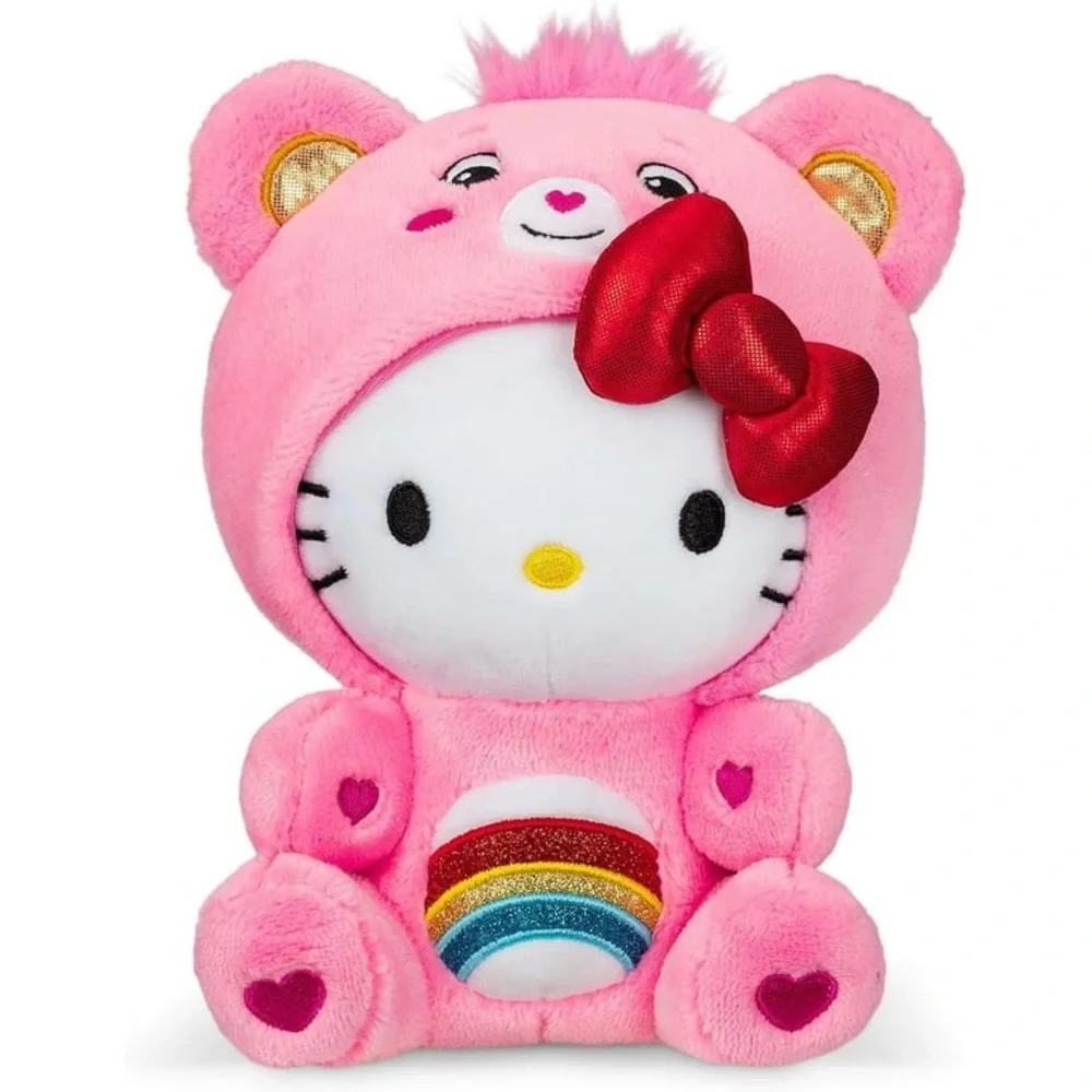 Hello Kitty Dressed As Pink Cheer Bear Care Bears 9