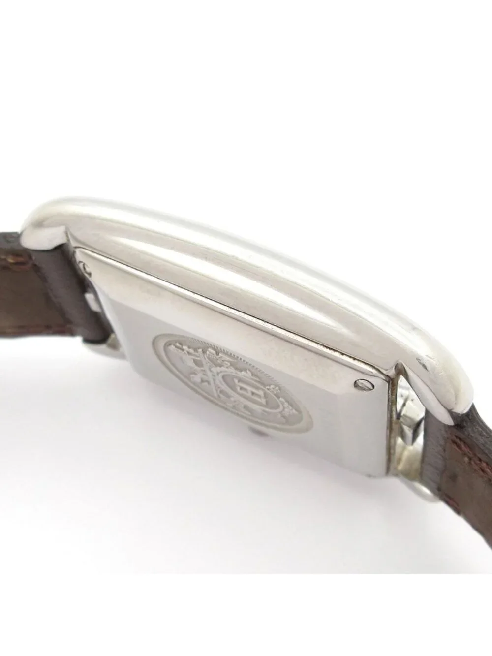 Hermes Watch Capecod External Belt Buckle Ivory