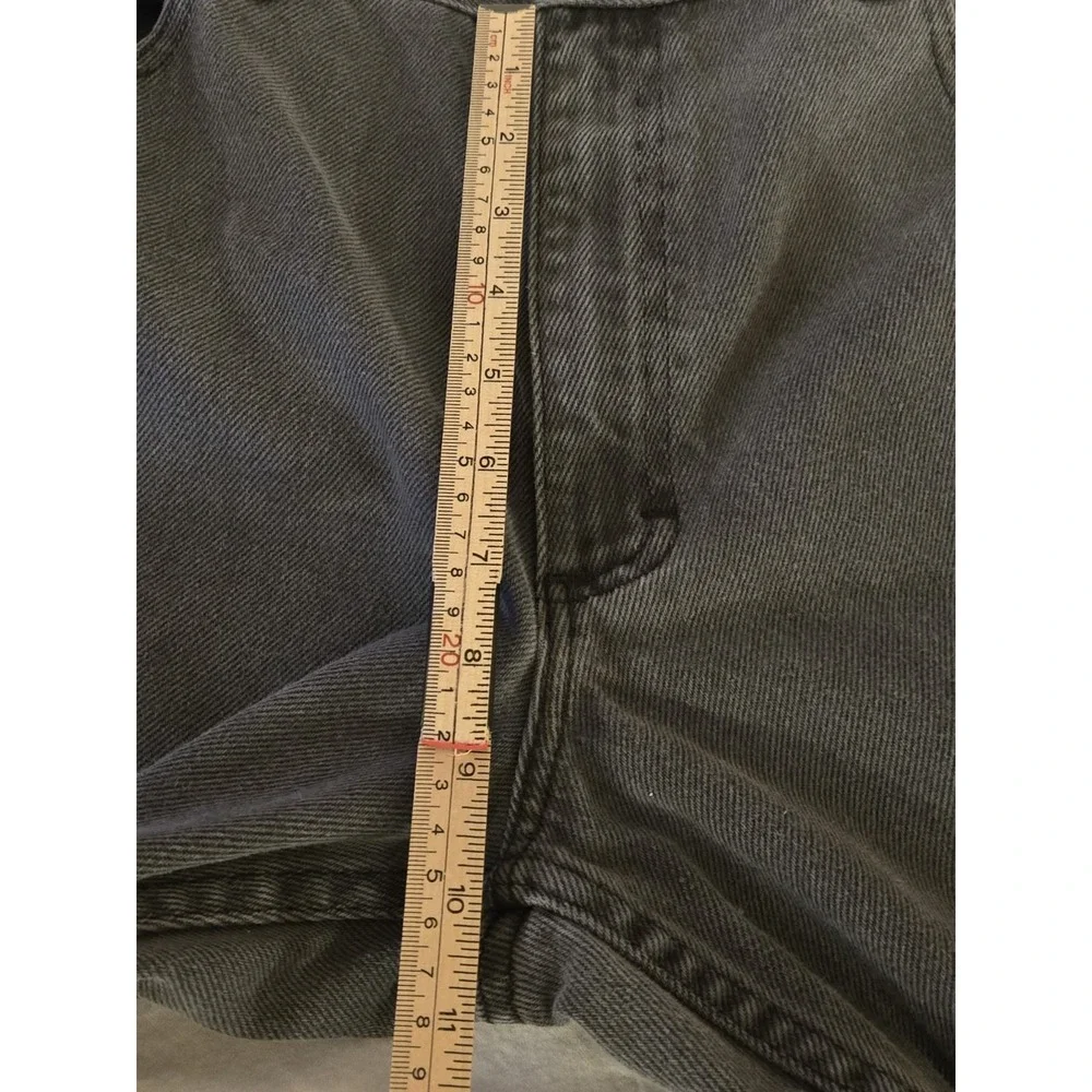 LL Bean Mens‎ 35x29 Denim Jeans Faded Black Classic Fit Straight Leg