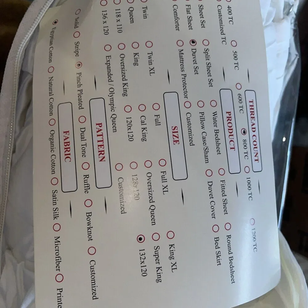 Unbranded ebeddy linens