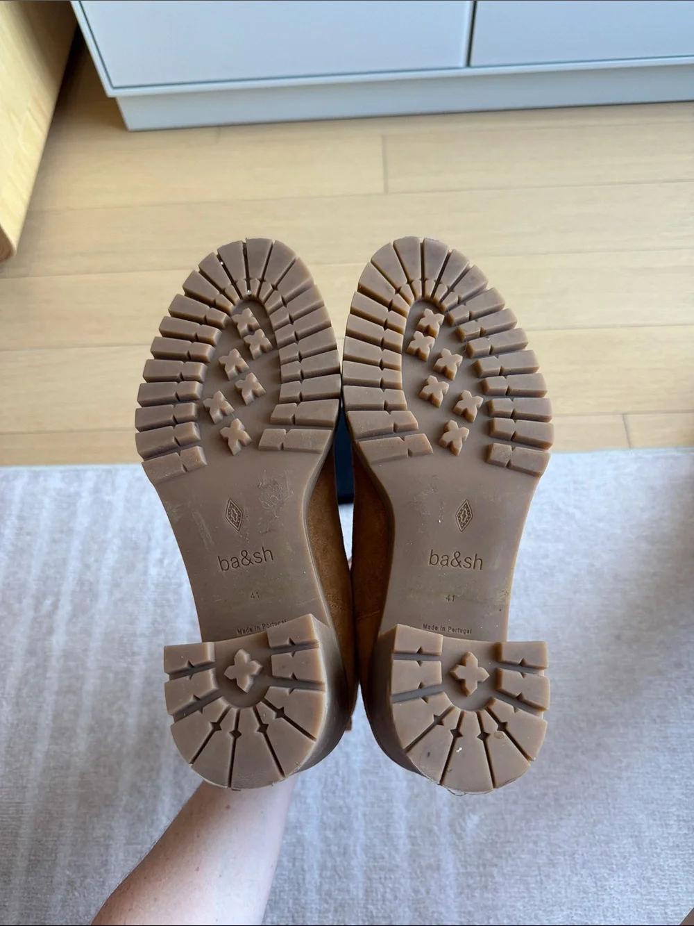 ba&sh tan suede