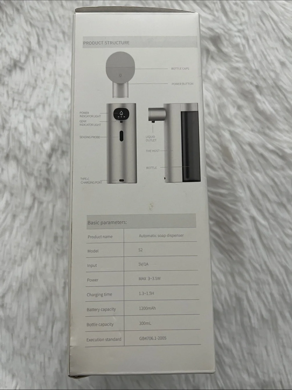 S2 Automatic Soap Dispenser - Metallic Silver