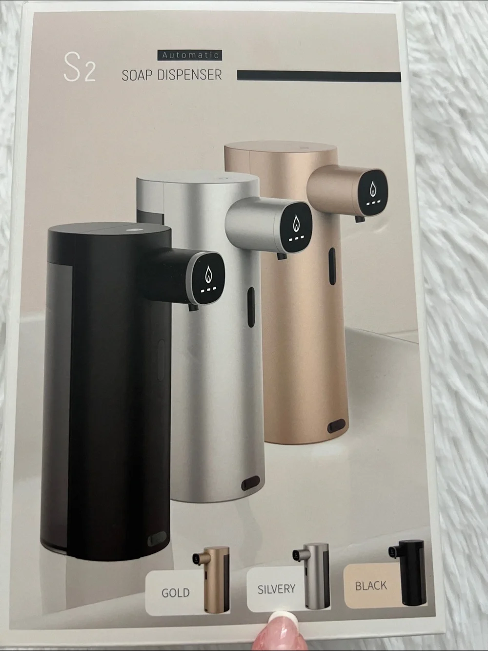S2 Automatic Soap Dispenser - Metallic Silver