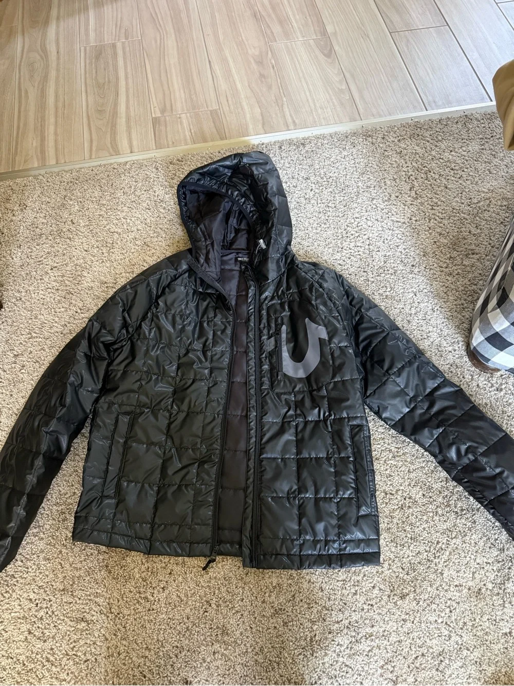 True Religion Jacket Black, Men's