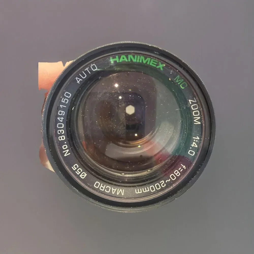 Hanimex MC Zoom 1:4.0 f=80~200mm Macro Auto Camera Lens 055 No. 83049150
