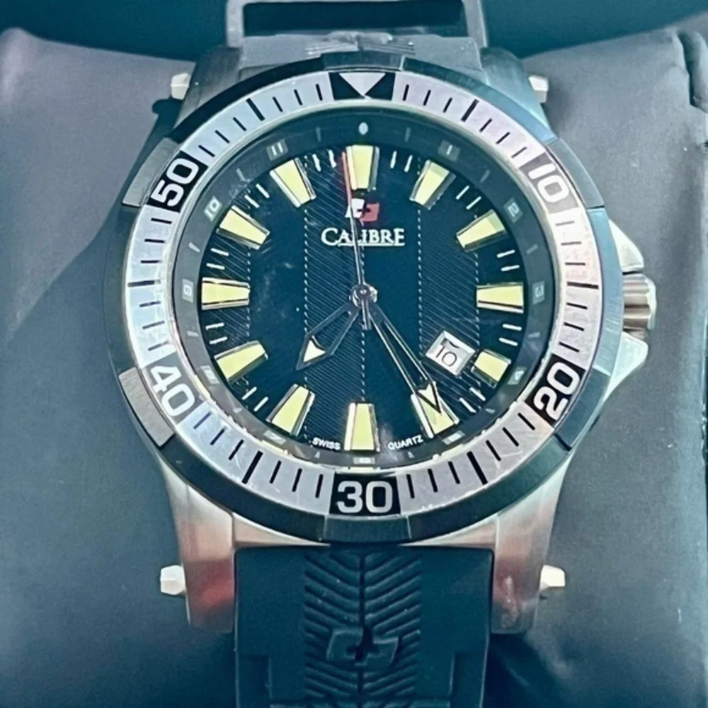 Calibre Hawk OPS Date Luminous Designer Sport Men’s Watch