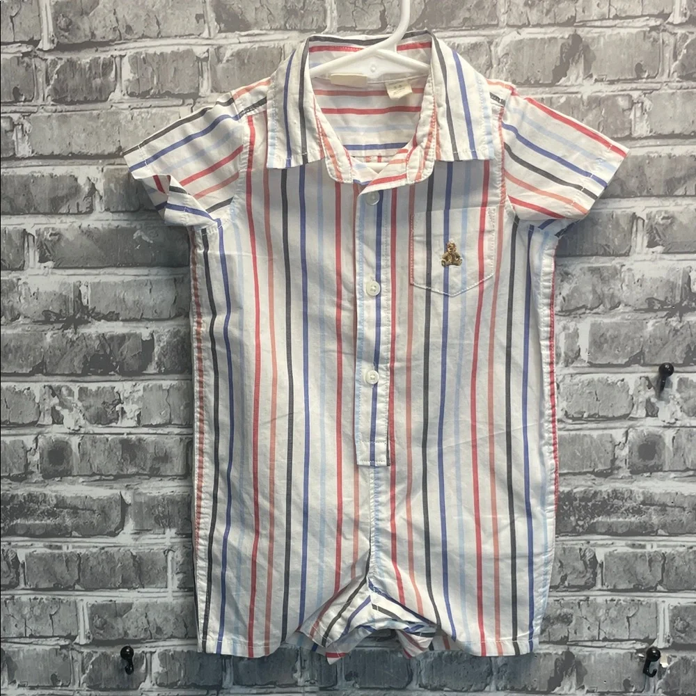 Baby‎ GAP Kids Multicolor Striped Button Down Shirt