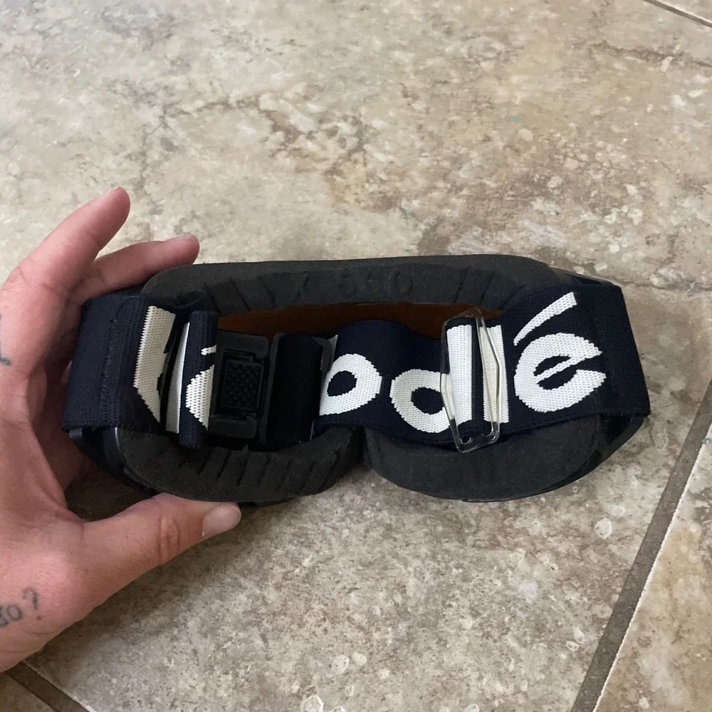 Bolle X700 Amber Ski Goggles Black Frame Tinted Lens Made‎ in France with Pouch