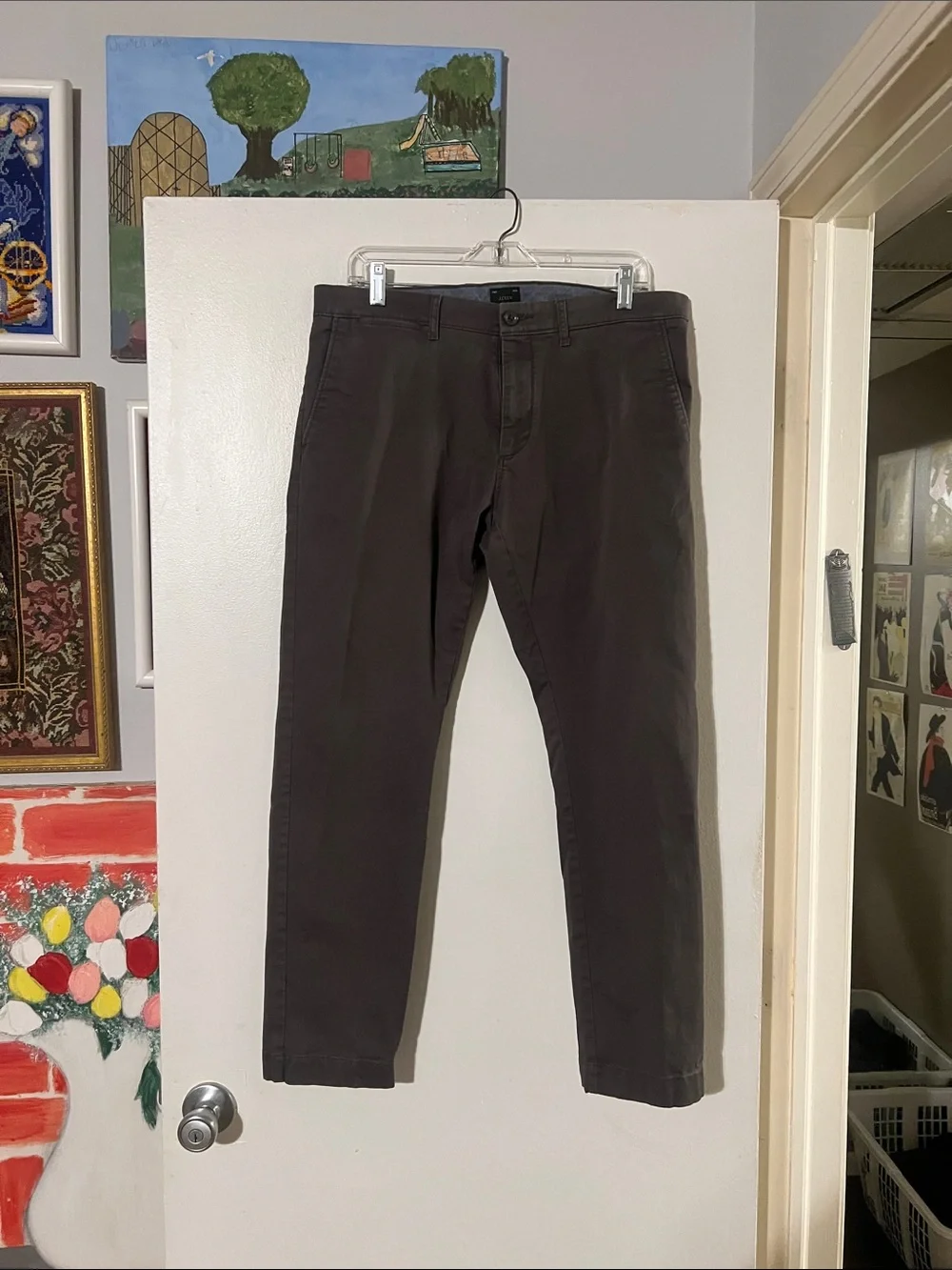J. Crew flat front chino