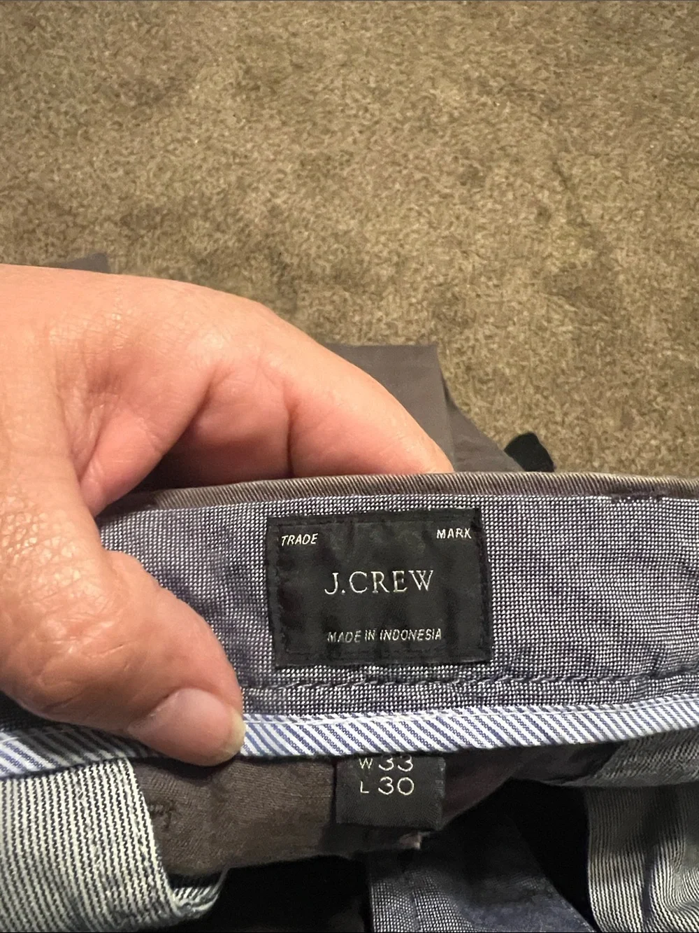 J. Crew flat front chino