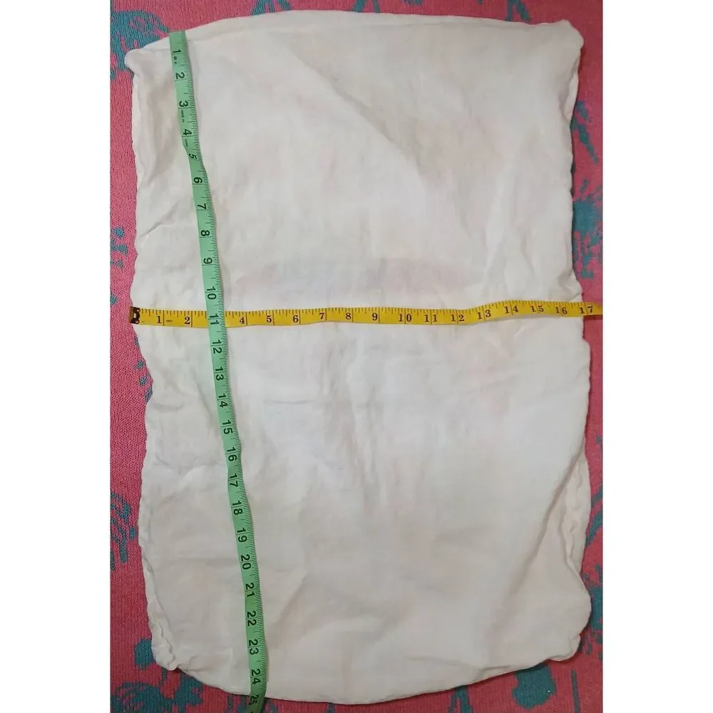 Parachute pure 100% linen white pillowcase standard 2pcs