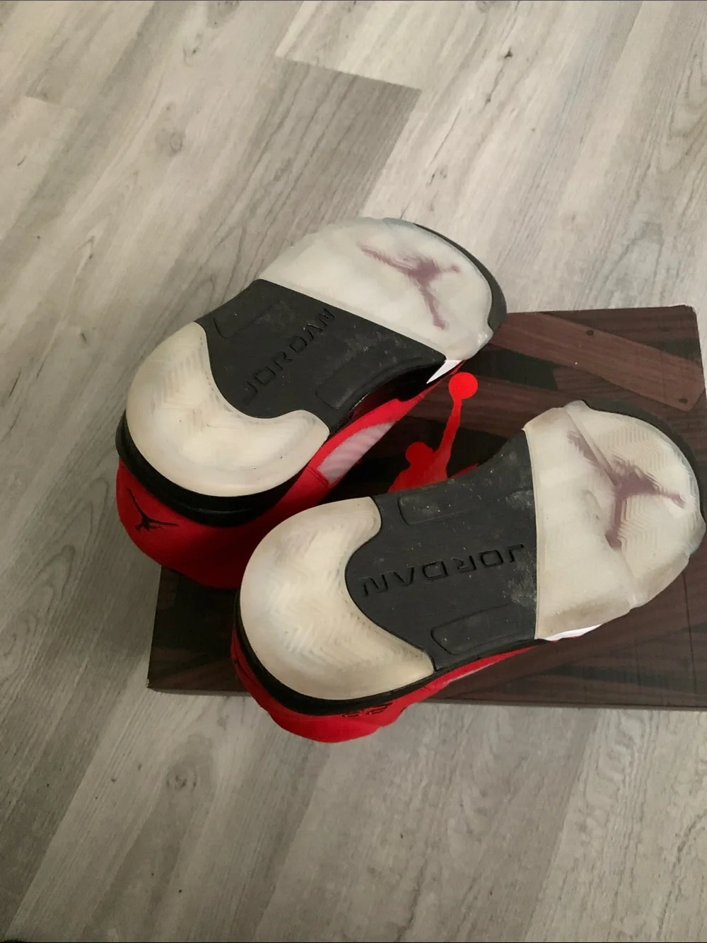 Jordan striking red