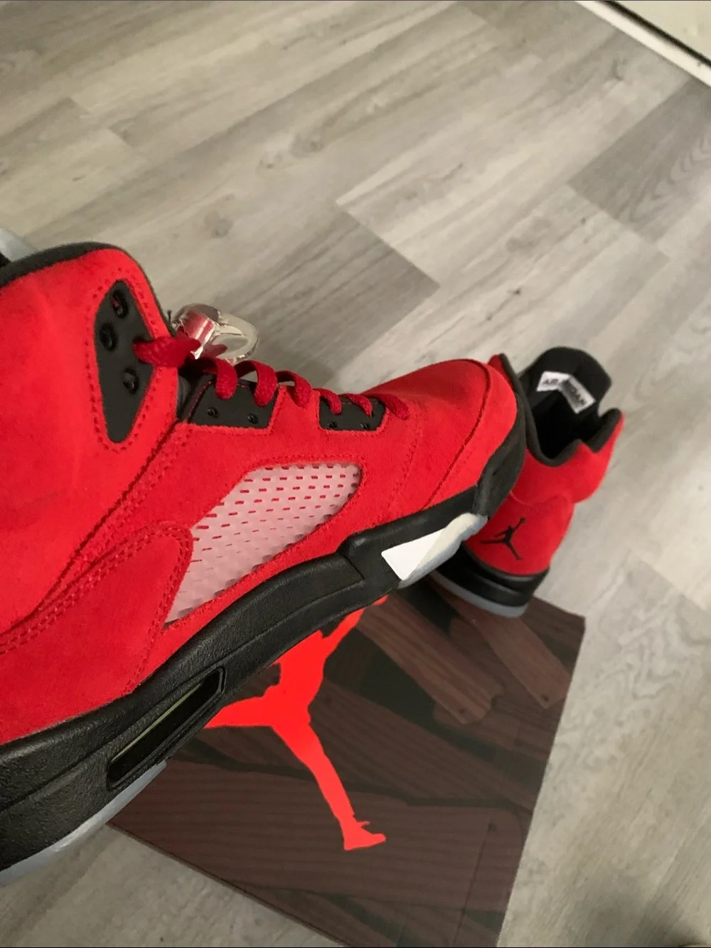 Jordan striking red