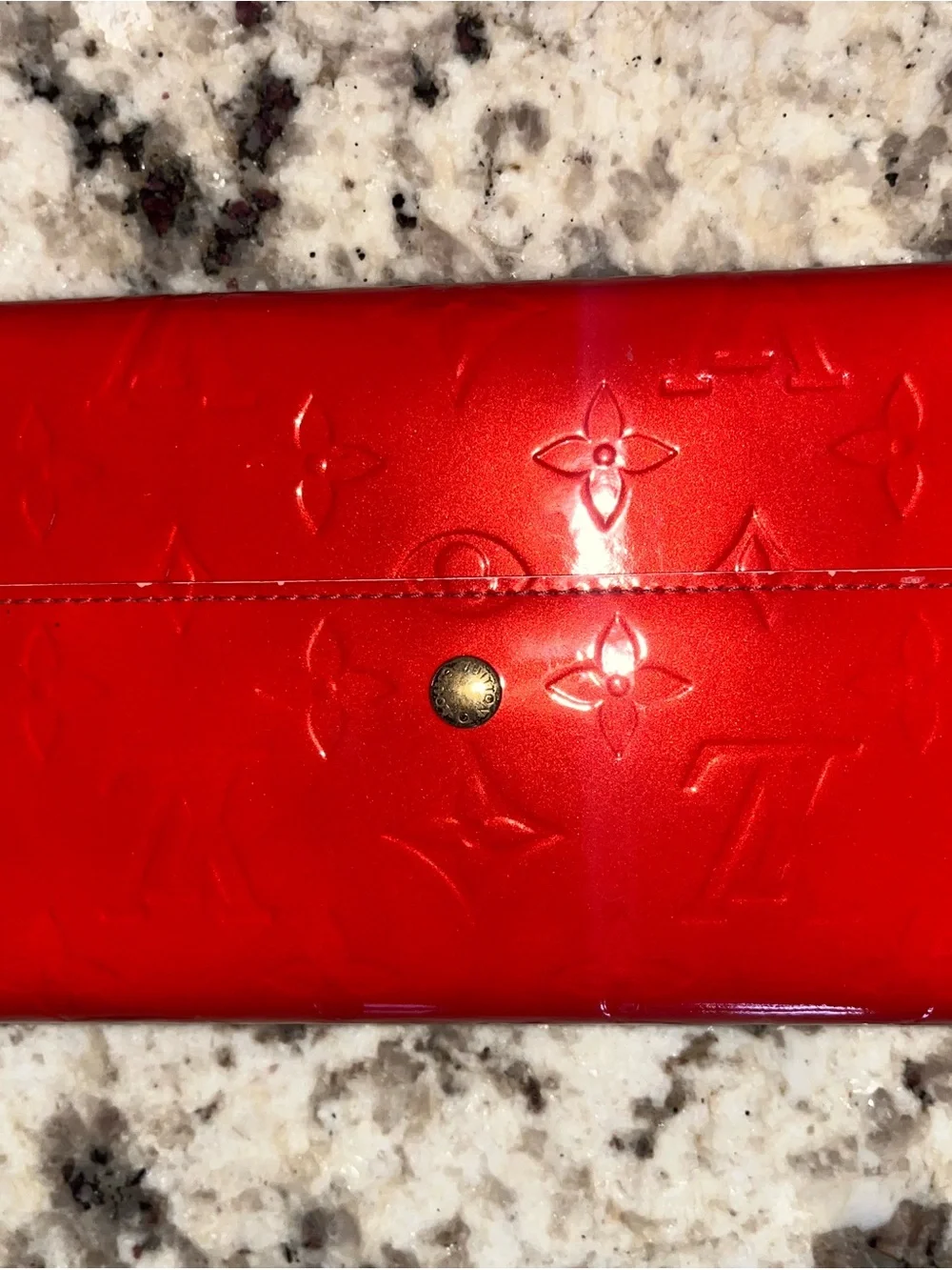Louis Vuitton glossy patent