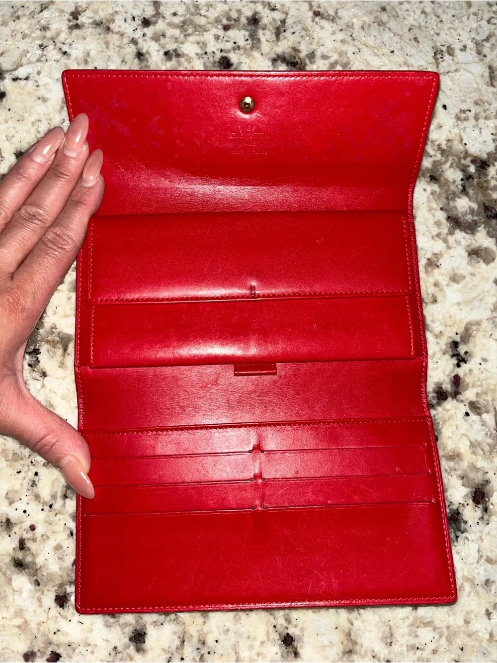 Louis Vuitton glossy patent