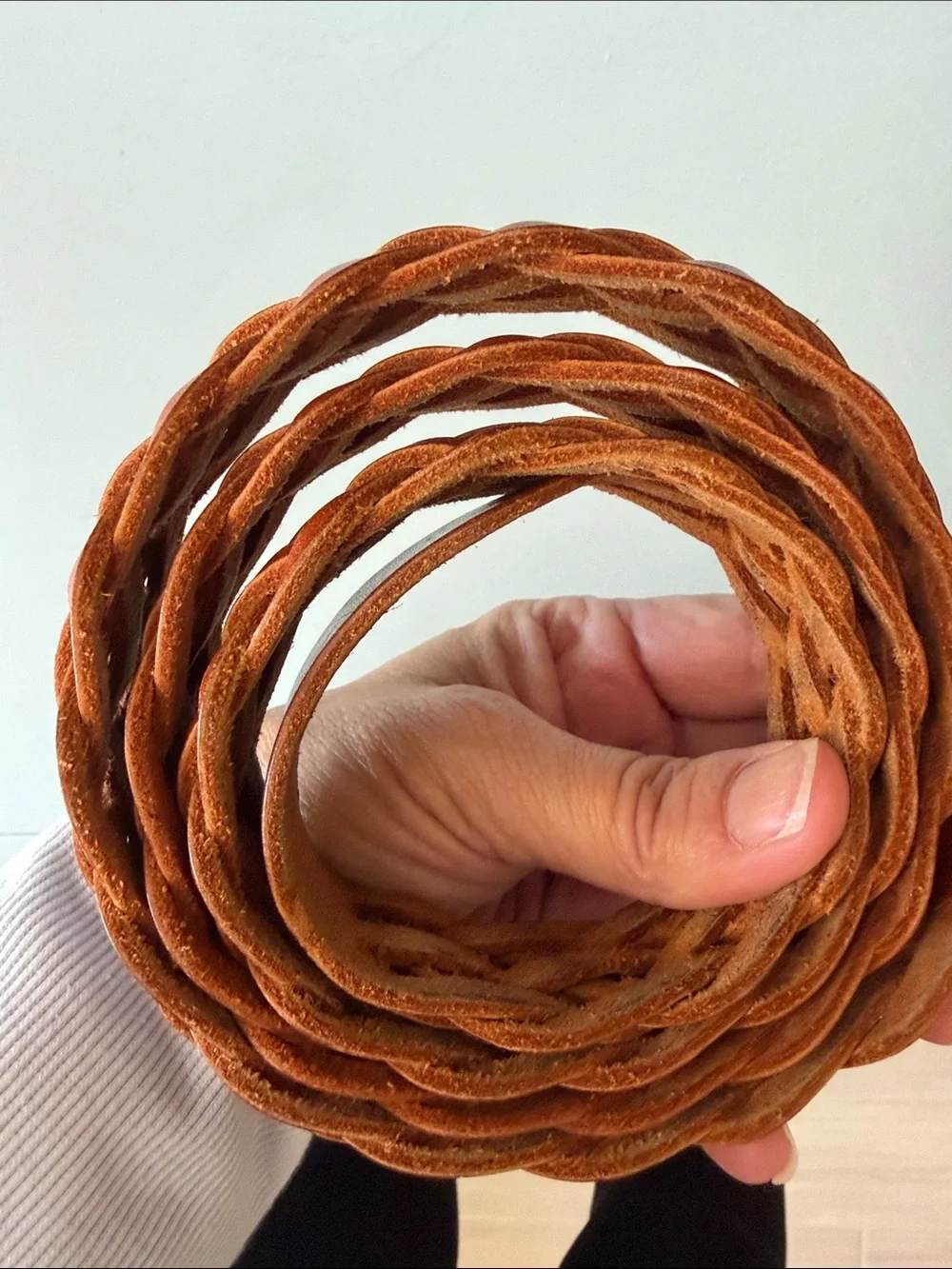 Dior Braided Leather Men’s Belt