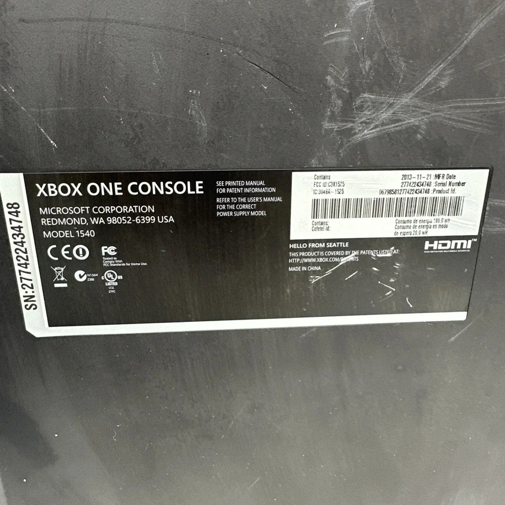 Microsoft xbox one