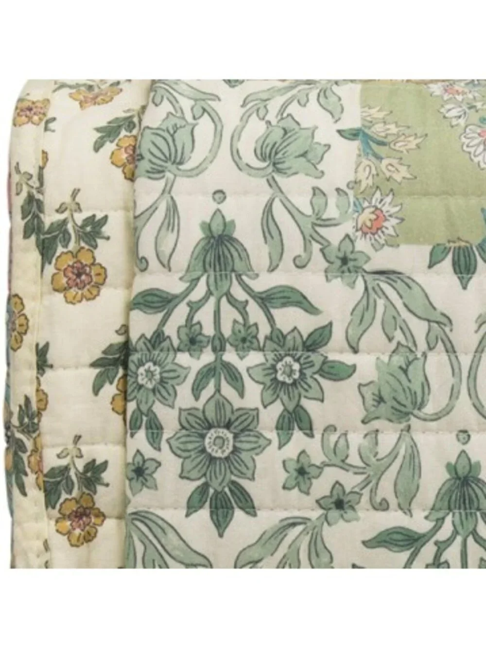 RACHEL ZOE 3pc Cotton Patchwork Quilt Set