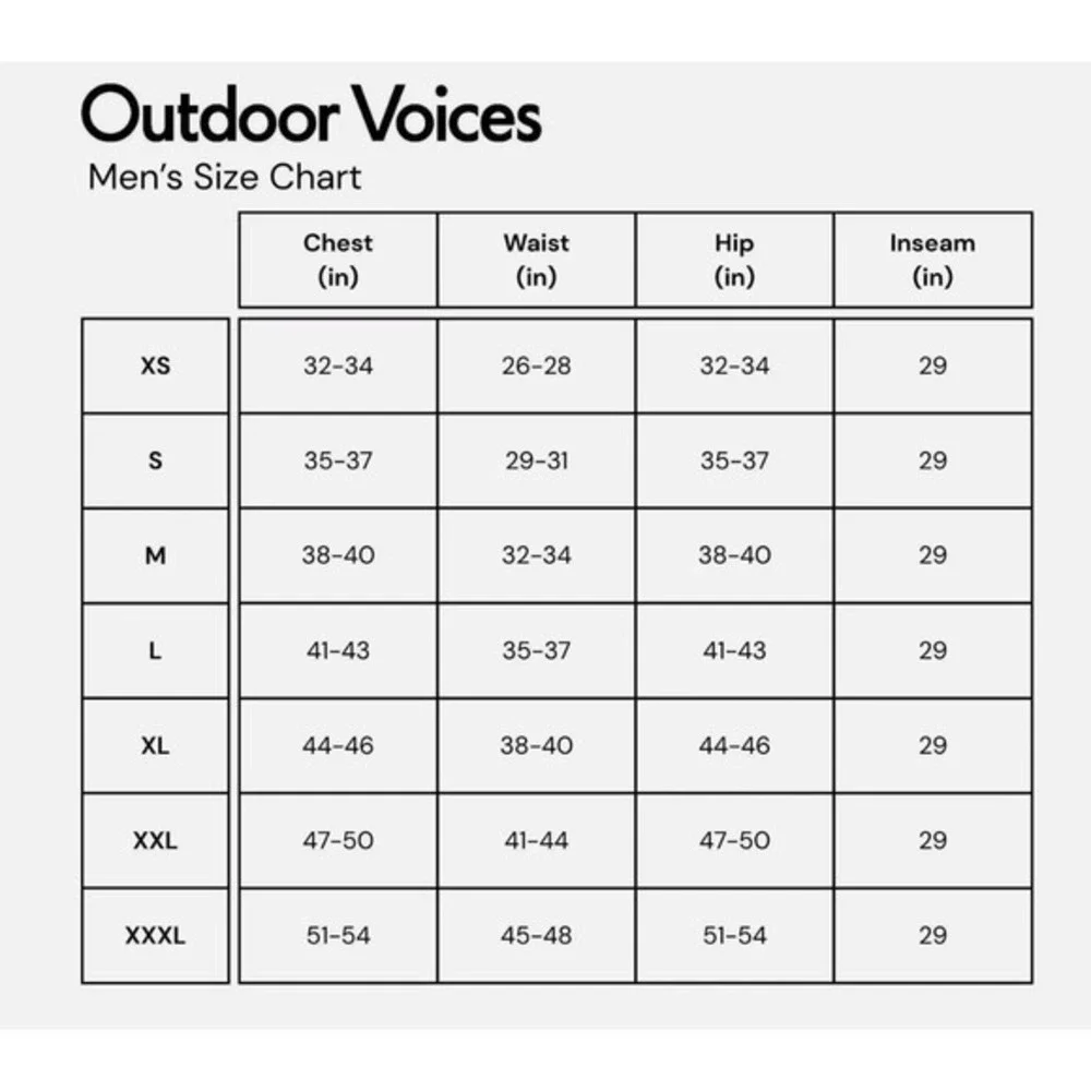 Outdoor Voices outdoor voices