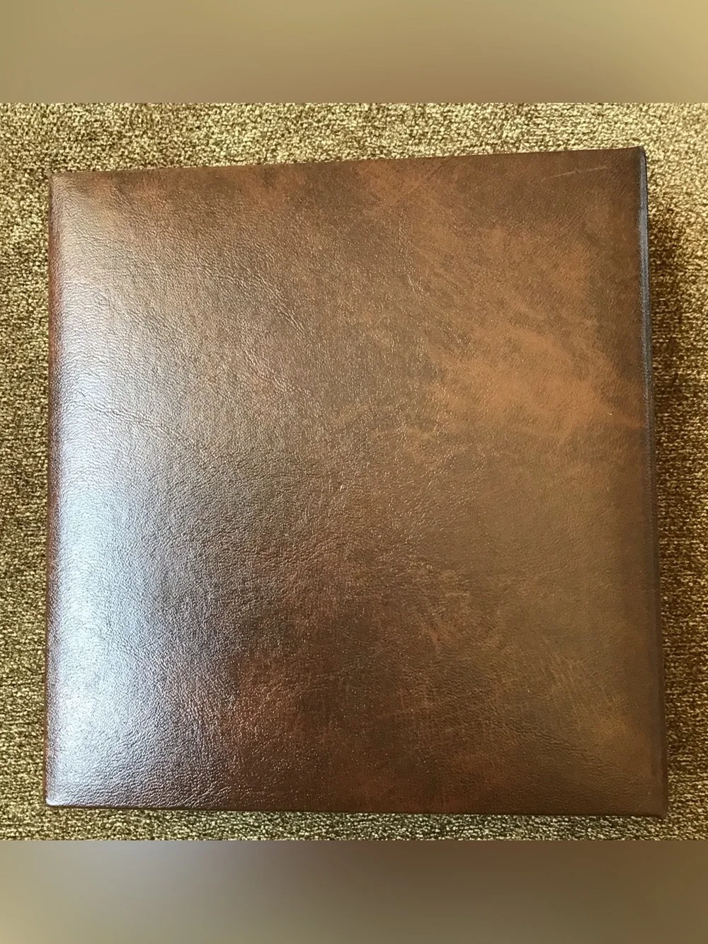 Vintage Faux Leather Mini Photo Album (Japan)