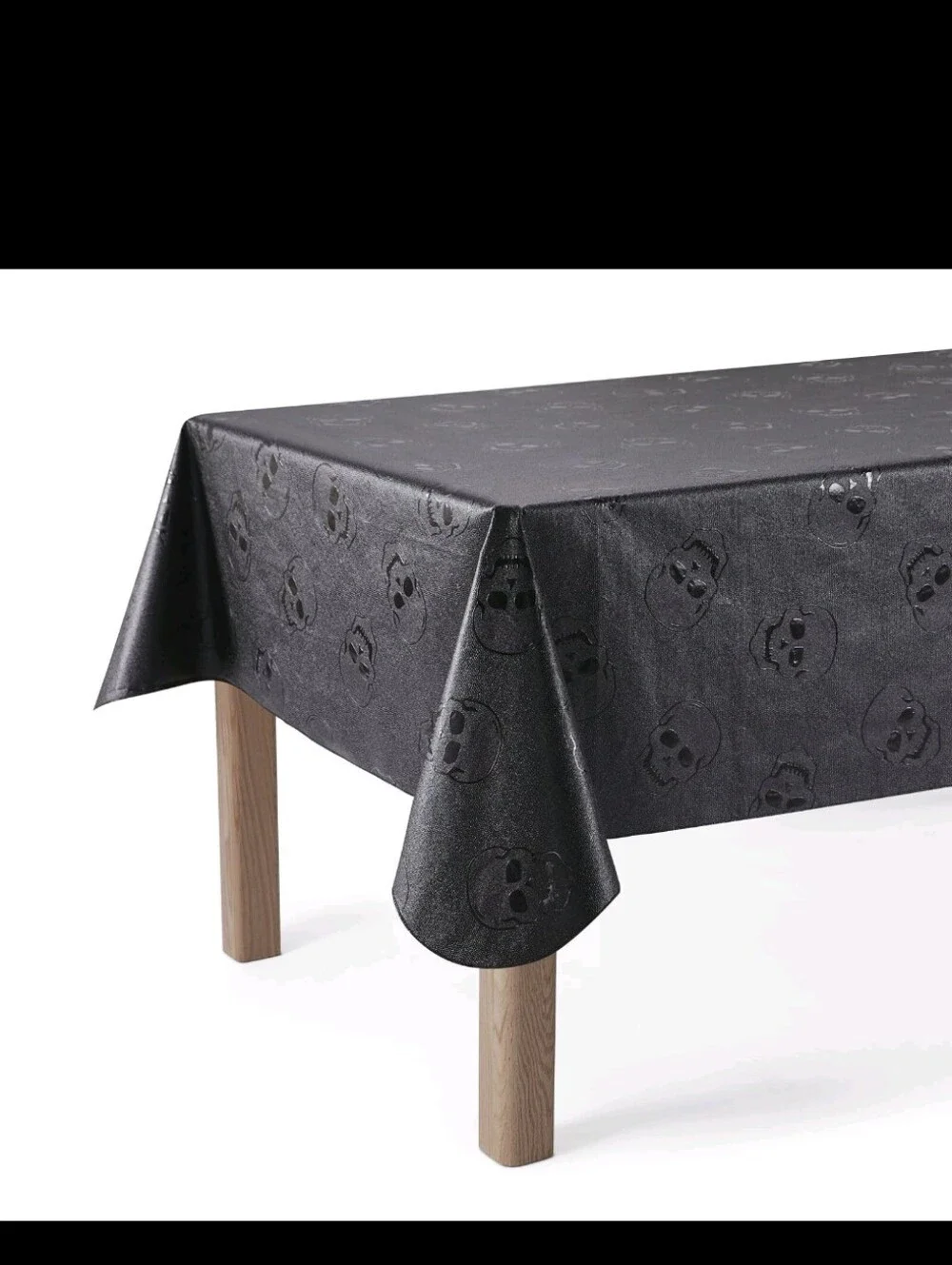 Way To Celebrate Halloween Spooky Skull Peva Tablecloth, Gothic Décor 60