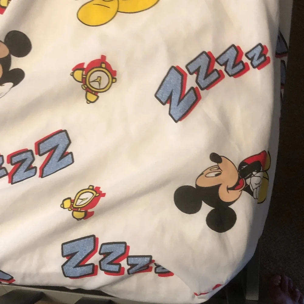Disney white sheet