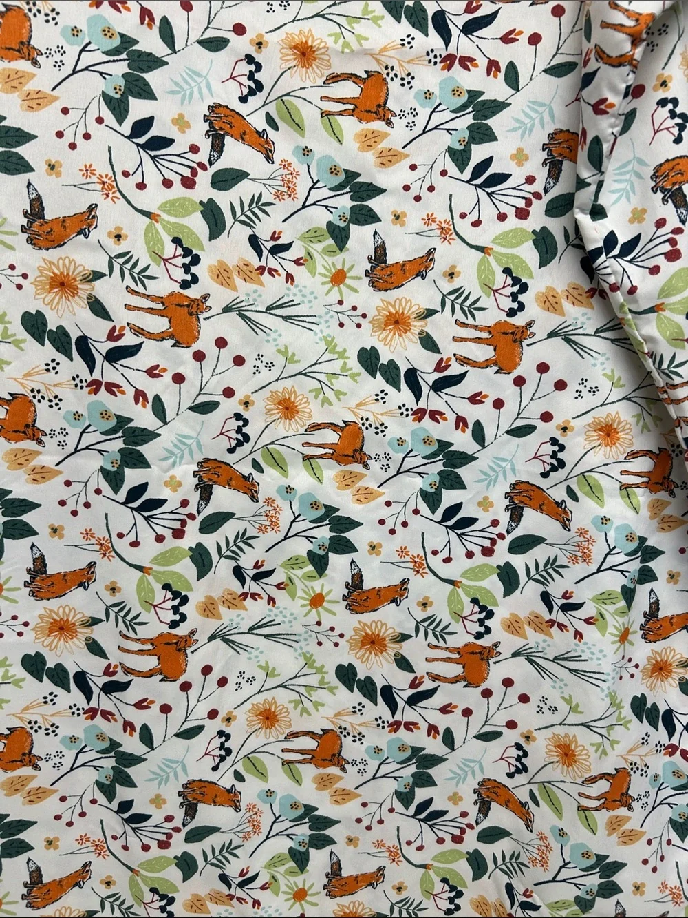 Set of three forest creature, foxes king size, pillowcases, microfiber, Costco