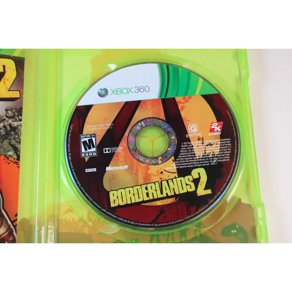 3 game bundle/lot: Borderlands 1&2 Pre-Sequel (Microsoft Xbox 360) Tested