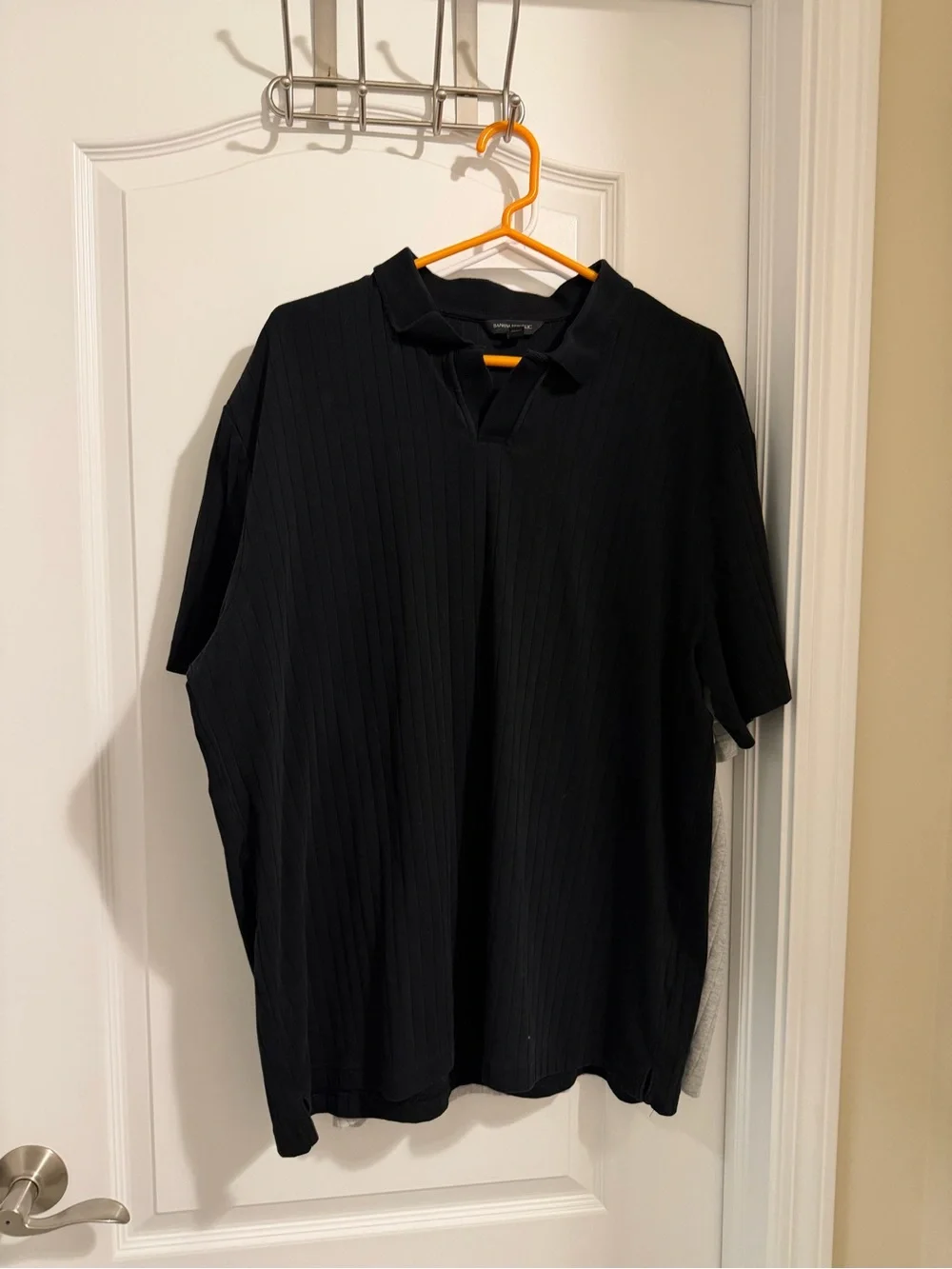 Banana Republic Men’s XL Tall Ribbed Polo Shirt Bundle Black & Gray