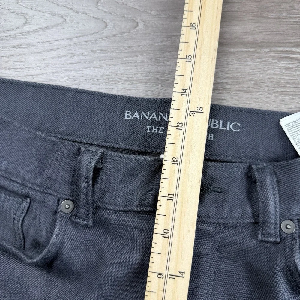 Banana Republic Men's The Traveler Slim Fit Denim Jeans Grey Size 33x30