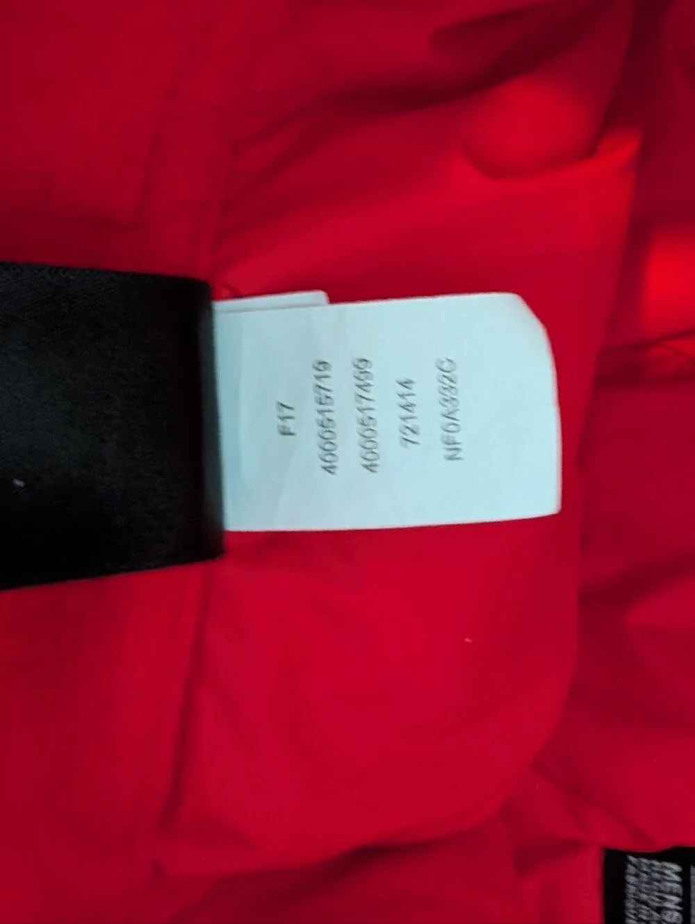 The North Face red north