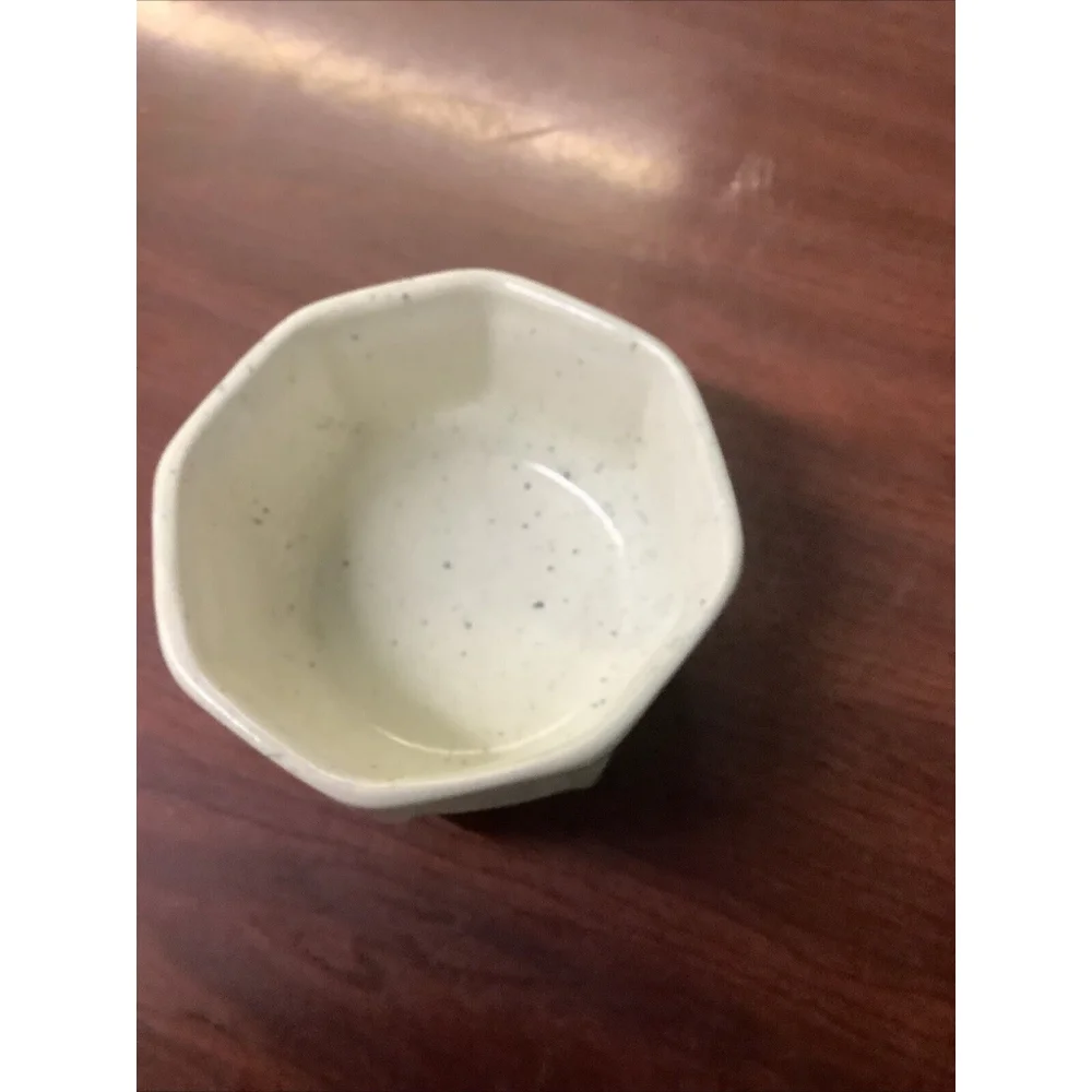Vintage Manley Pottery Planter Light Green Speckled 5.5” Plants Succulents 1950s