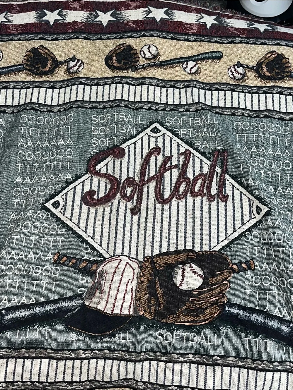 N/A softball woven