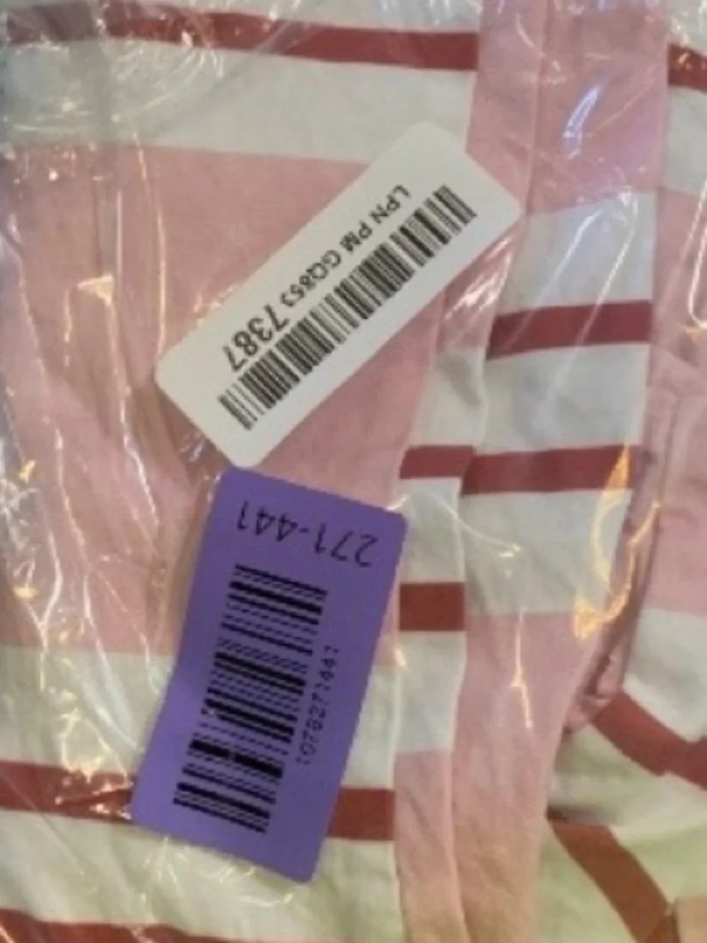 Body Pillow Cover 100% Cotton - RIBBON STRIPE PINK 20x54”