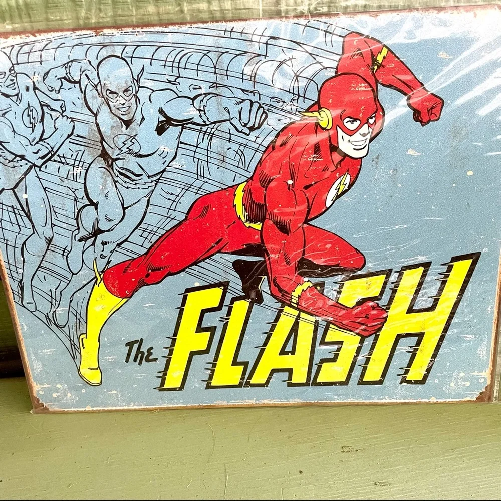NEW The Flash Metal Sign