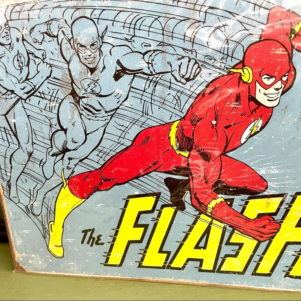 NEW The Flash Metal Sign