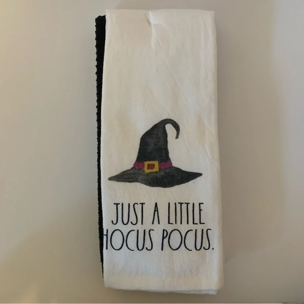 NWT. RAE DUNN Just A Little Hocus Pocus 3Pc Kitchen Towels