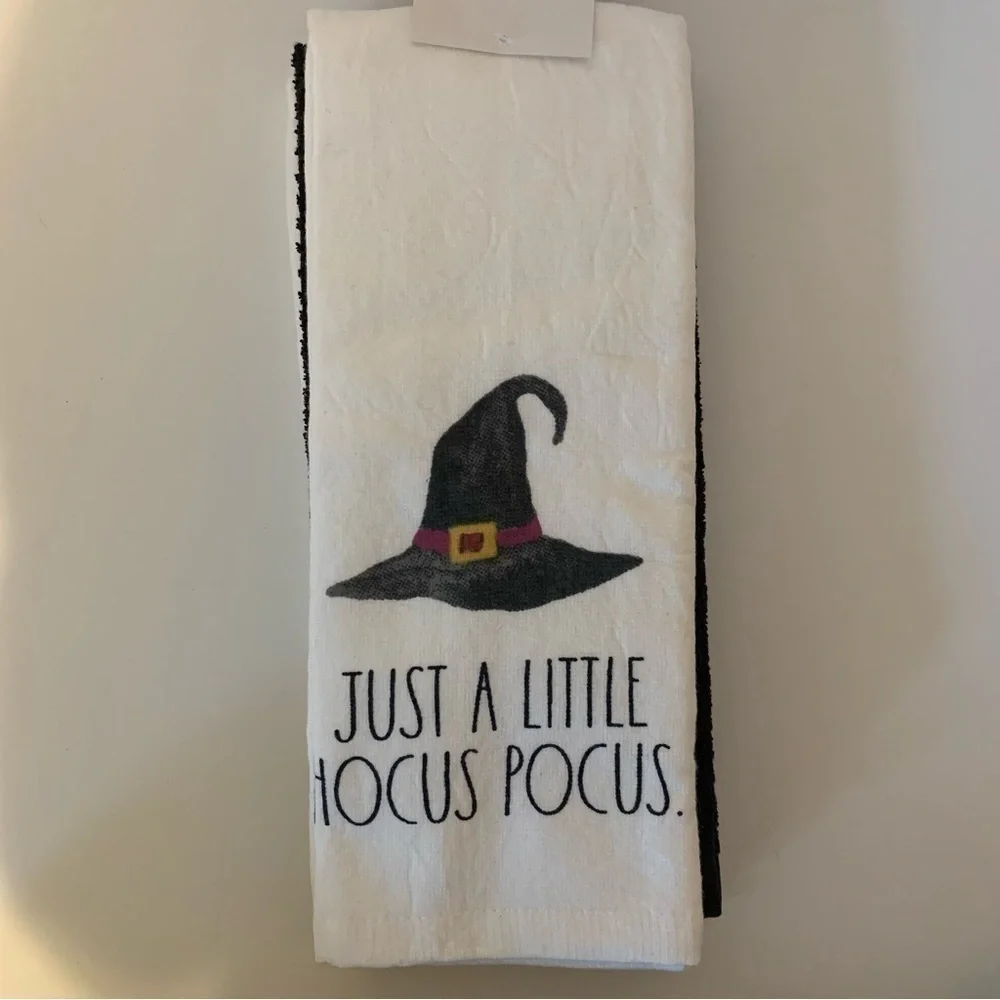 NWT. RAE DUNN Just A Little Hocus Pocus 3Pc Kitchen Towels