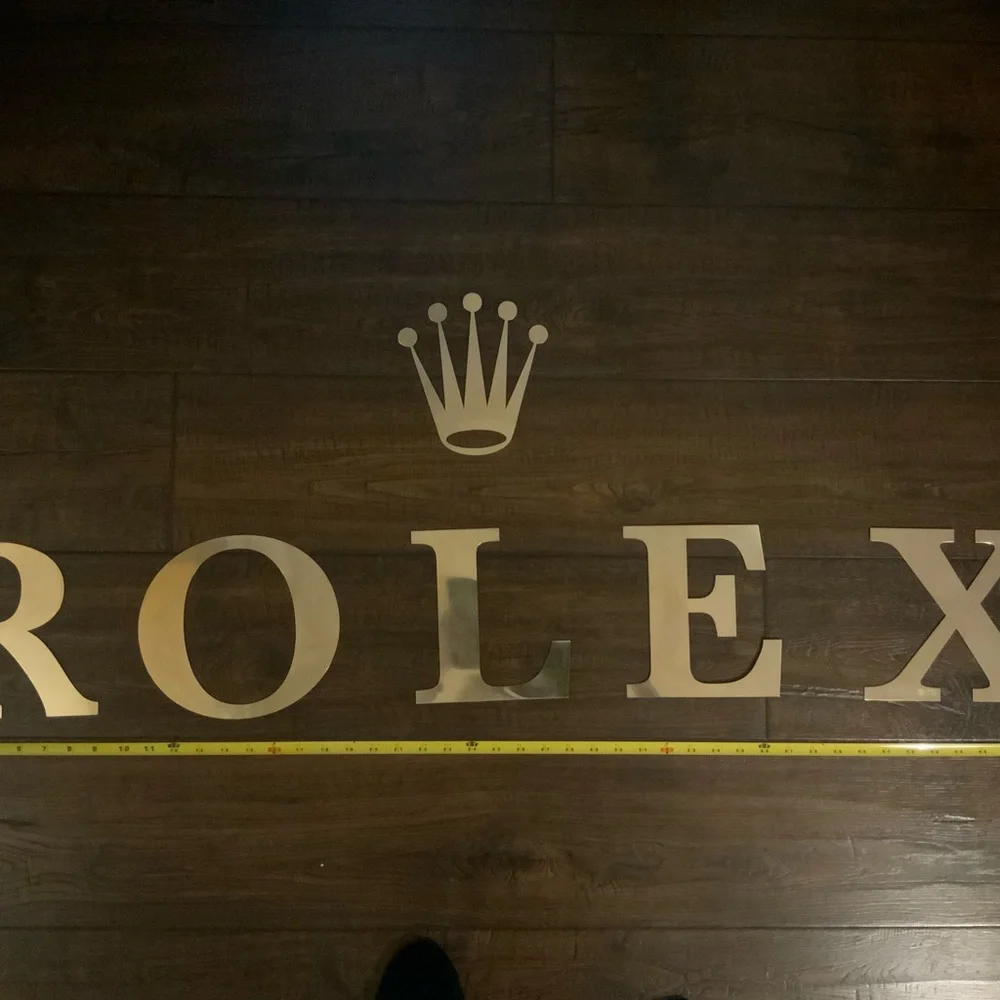 Rolex Dealer Store Lettering