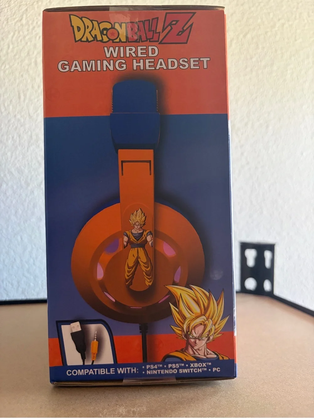 Wired Gaming Headset in Orange & Blue