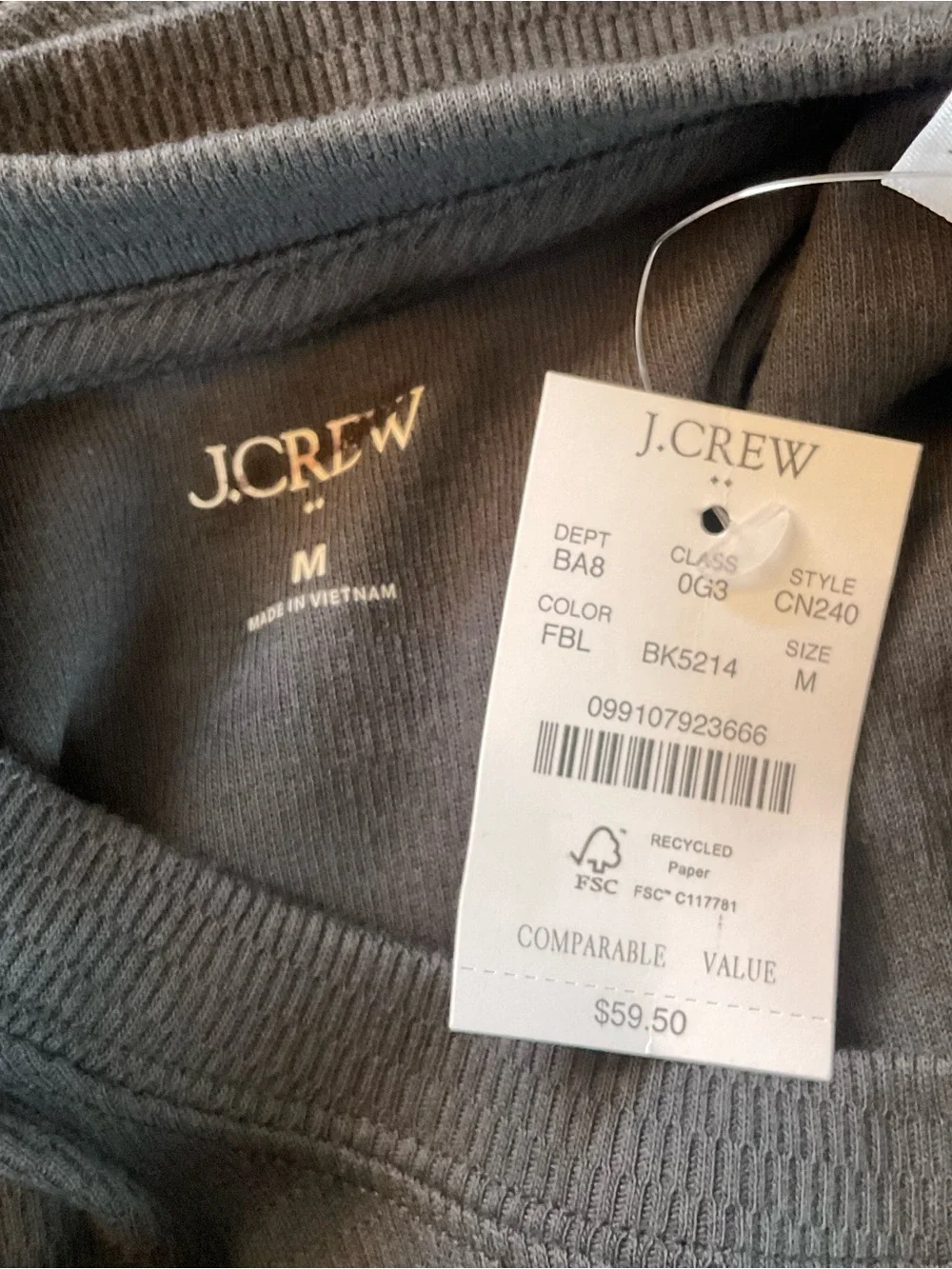 J. Crew fits true size