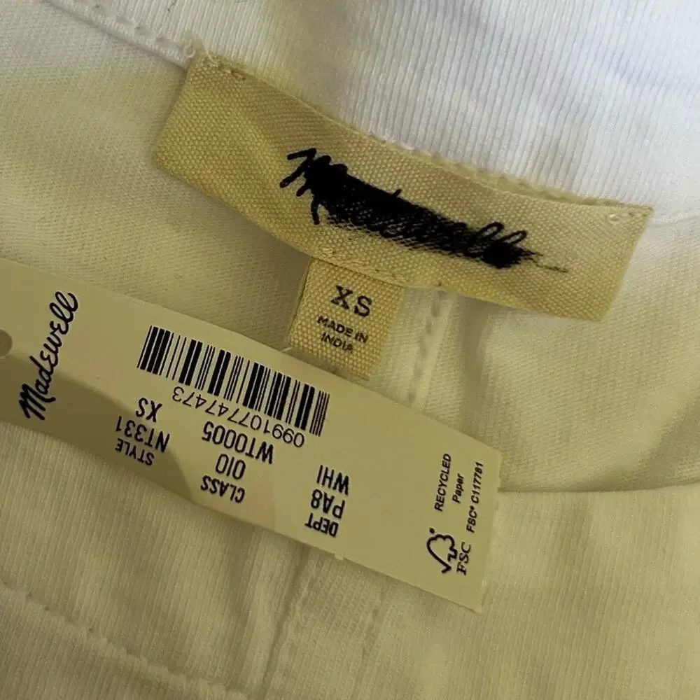Madewell nwt white