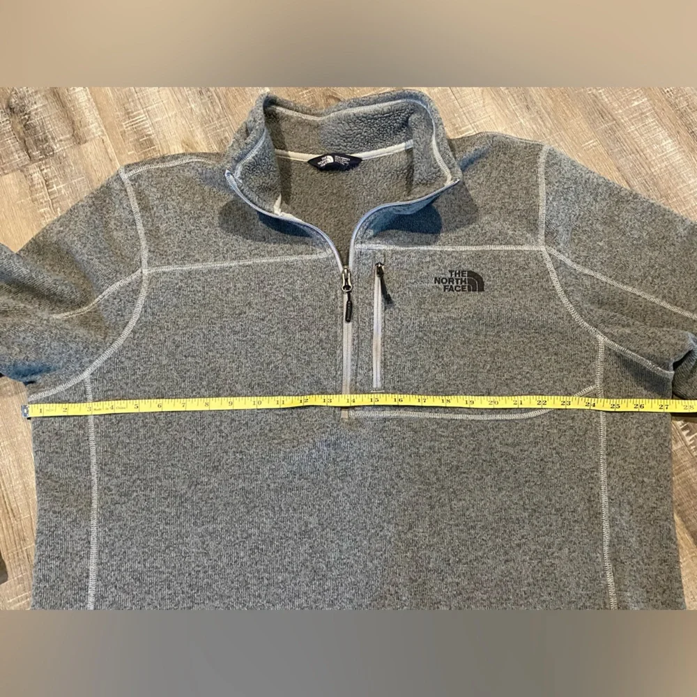 THE NORTH‎ FACE Gordon Lyon 1/4 Zip Fleece Jacket Gray Size XXL